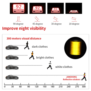 Kim cương lớp conspicuity tự dính phản quang tấm phản quang Vinyl Phản Chiếu phim cuộn băng/sticker cho Xe Xe tải - Product Image 4