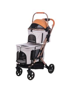 पोर्टेबल फोल्डेबल जलरोधी चार पहिया पालतू गाड़ी - Product Image 3