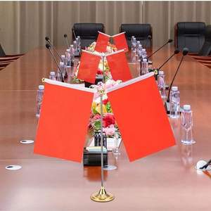 Bandera de Escritorio <span class=keywords><strong>Nacional</strong></span> Personalizada con Certificado CE, Mini Banderas de Oficina de EE. UU. con Base y Soporte - Product Image 2