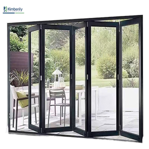 Puertas Plegables de Aluminio de Alta Calidad, Serie 60, Color Negro, Vidrio Templado Doble Low-E, Resistentes al Viento, para Exteriores, Baños y Dormitorios - Product Image 6