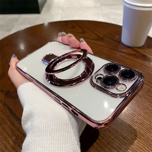 เคสโทรศัพท์ใสหรูหรา ดีไซน์เนอร์ พร้อมที่ยึดแม่เหล็ก สำหรับ iPhone 17 16 15 14 13 12 11 - Product Image 5