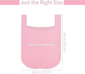 Bolsas de Basura Portátiles Huamaohengchun de 2-4 Galones, Bolsas de Basura Pequeñas Tipo Chaleco Reforzadas para Oficina, Cocina, Dormitorio y Más - Product Image 2