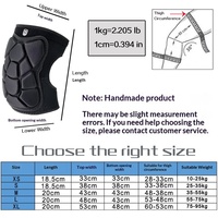 Genouillères de sport pour ski, roller, patinage sur glace, genouillères tactiques épaisses en polyester anti-collision pour adultes et enfants