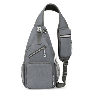 Nueva Bolsa Bandolera Multifuncional para Exteriores, con Cierre, Impermeable, para Correr, Gimnasio, para Hombre - Product Image 2