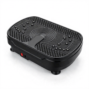 <span class=keywords><strong>Plateforme</strong></span> <span class=keywords><strong>vibrante</strong></span> électromagnétique verticale ABS pour usage domestique, capacité de charge 150 kg, mini portable pour la perte de poids - Product Image 1