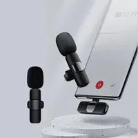 Microphone sans fil professionnel Jumon à col de cygne, type C, réduction de bruit, portée 20m-30m, pour enregistrement vidéo iPhone et interviews