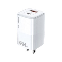 Chargeur USB C 65W PD adaptateur super rapide Adaptateur Type C Chargeur mural Compatible pour iPhone macbook ordinateur portable