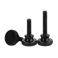Tornillo de mariposa para cámara 1/4-20 con mango en T de aluminio y perno de acero inoxidable, tornillo de montaje para trípode M4/M5/M6/M8, mecanizado CNC