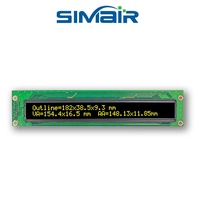 Gerçek LCM WEH004002A paralel SPI seri 4002 WS0010 40X2 karakter LCD modülü Winstar 4002 Oled ekran