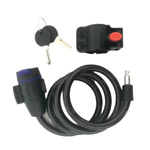 Candado de Anillo para Bicicleta Jb Standard, Candado de Alambre de Acero Portátil Antirrobo para Bicicleta de Montaña con Soporte - Product Image 3