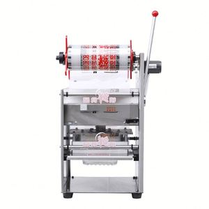 Semi-Automatic Manual Desktop Tray Sealer Packaging Machine for Fast Food Trays for Honey and Oil Pouches - Product Image 3
