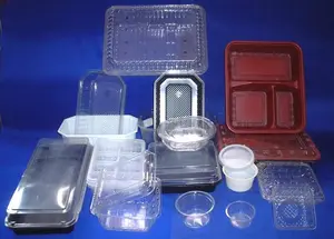 Nhựa vỉ chân không thermoforming máy cho thức ăn nhanh khay chứa