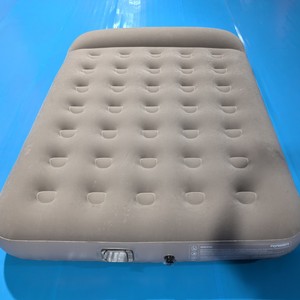 Honeycomb Flocked <b>Inflatable</b> Bed 400kg Load Capacity Portable Air Mattress For Camping Outdoor Use - Product Image 1