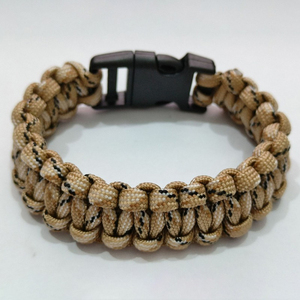 DF404 Black <b>Braided</b> Nylon Survival Bracelet Buckle Outdoor <b>Accessory</b> All Seasons - Product Image 3