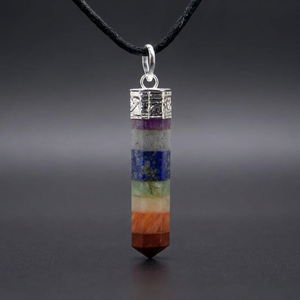 Colgante de Cristal de los Siete Chakras al por Mayor, Piedra Preciosa Natural, Tema de Hadas, Decoración para el Hogar, Regalo - Product Image 2