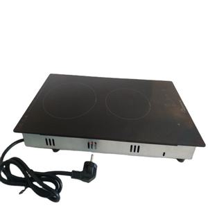 Table de cuisson électrique encastrable à 2 brûleurs, plaque vitrocéramique, plaque à induction encastrable - Product Image 1