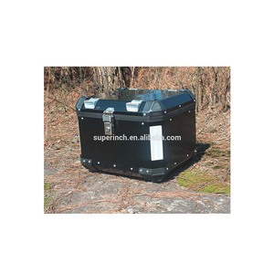Noir en poudre résistant Aux Uv En Aluminium Bon Marché Accesorio Par <span class=keywords><strong>Moto</strong></span> <span class=keywords><strong>Moto</strong></span> Accessoires <span class=keywords><strong>Moto</strong></span> Boîte À Bagages - Product Image 2