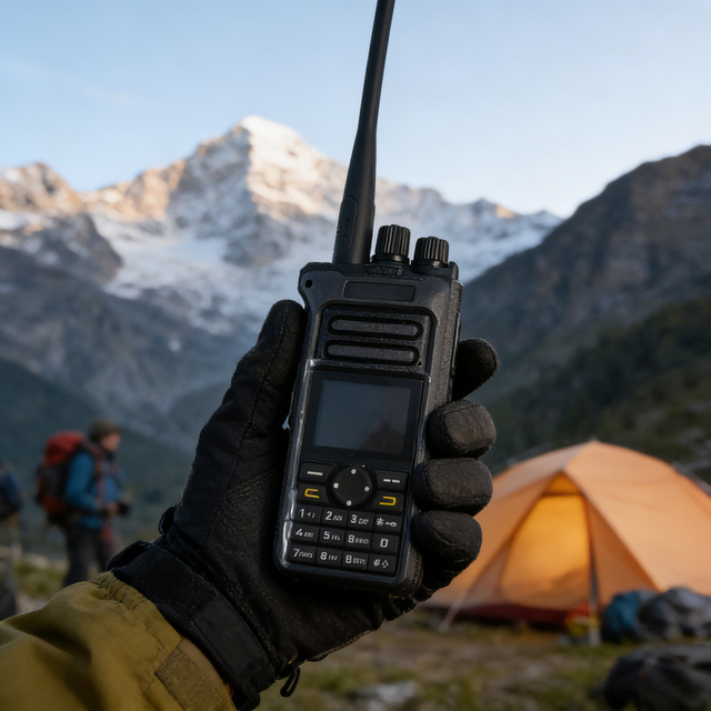 Binqi BQ-8600 Dual Band 10W Handheld Long Range Walkie Talkie Analog VHF UHF GPS Type-C Charging Two Way Radio Safe