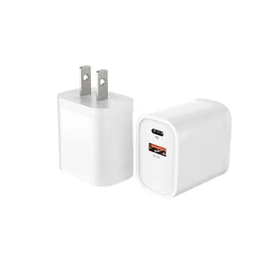 12v 1.5a 18 w Pd rápido con el tipo c adaptador Usb ETL certificado teléfono móvil Qc3.0 de 2 puerto 5v 3a accesorios cargadores de pared