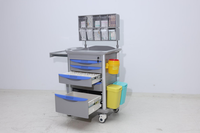 Chariot Médical d'Anesthésie et de Soins ABS pour Hôpital, Chariot d'Urgence, de Distribution et pour Bébés