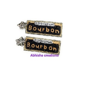 Boucles d'oreilles pendantes tendance faites à la main avec perles, boucles d'oreilles pendantes en perles de rocaille pour femmes, accessoires de bijoux élégants pour un usage décontracté - Product Image 2