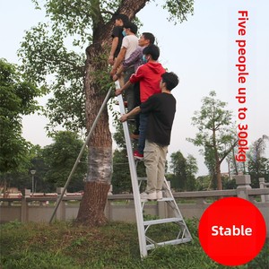 Moderne 6 <span class=keywords><strong>m</strong></span>ètres d'<span class=keywords><strong>aluminium</strong></span> échafaudage télescopique jardin taille arbre fruitier cueillette tripode escalier triangle escalier - Product Image 2