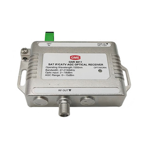 Convertisseur Fibre-RF 1550nm 47-2150MHz Micro CATV+<span class=keywords><strong>SAT</strong></span>-IF CATV <span class=keywords><strong>SAT</strong></span> Satellite FTTH Nœud Récepteur Optique - Product Image 1