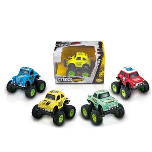 chenghai metal toy pull back cute cartoon off-road diecast cars with high quality