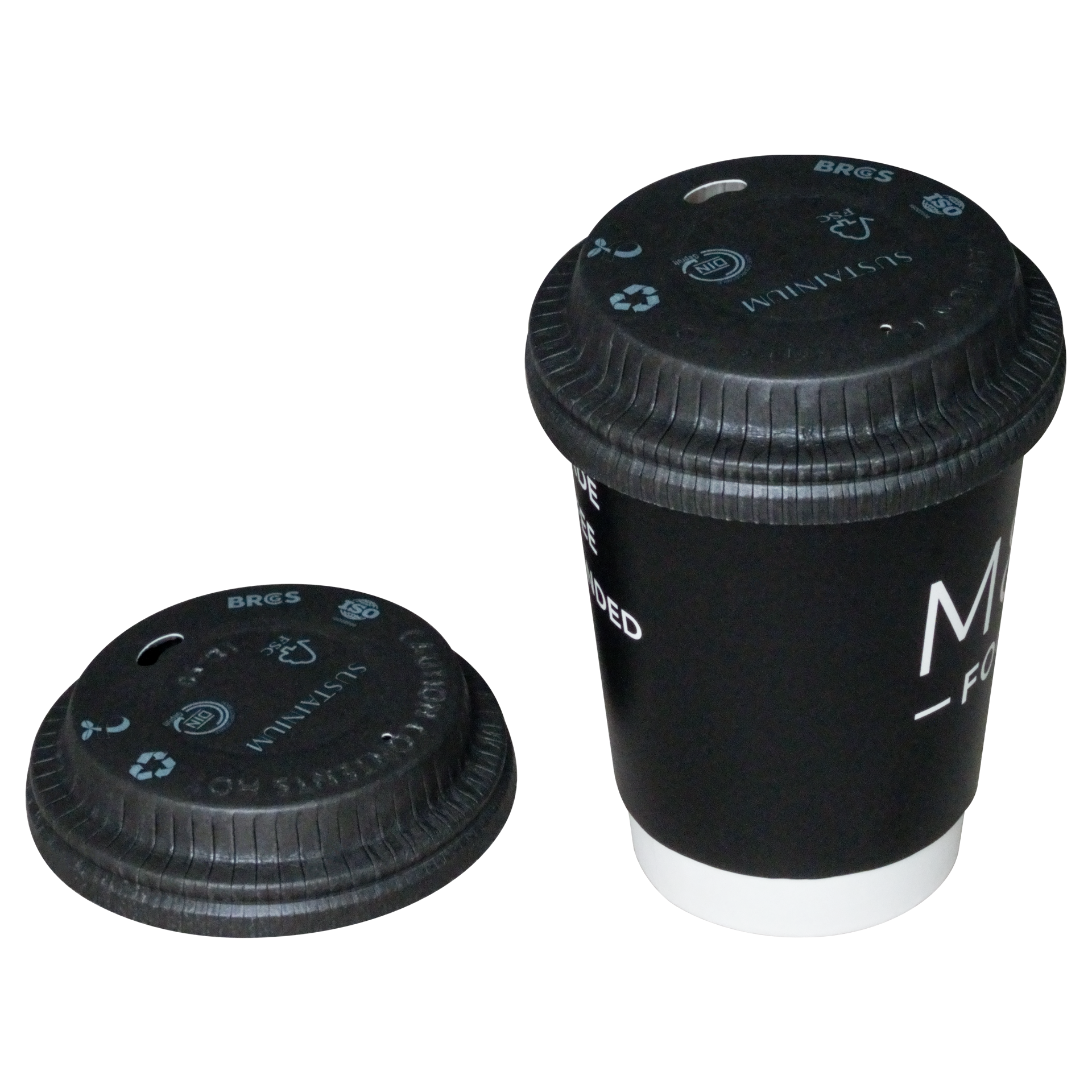 Custom Printed Degradable PLA Wholesale 10 12oz Single Wall Hot Coffee Craft Paper Cup with Lid for Wine & Tequila