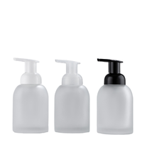 Nouvelles bouteilles en verre moussantes pour soins personnels, distributeur de savon 250 ml 375 ml, pour lavage du visage