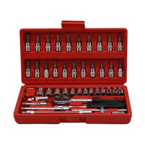 Juego de 46 Herramientas de Vaso para Coche, Motocicleta y Bicicleta, Kit de Herramientas Combinadas DR para Mantenimiento en el Hogar - Product Image 2