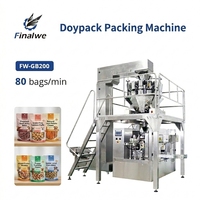Machine d'emballage préfabriquée Finalwe pour aliments pour animaux de compagnie, avec alimentation synchrone, pesage et scellage