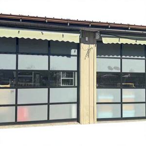 <span class=keywords><strong>Porte</strong></span> de garage à vue complète en alliage d'aluminium et verre trempé, <span class=keywords><strong>prix</strong></span>, <span class=keywords><strong>porte</strong></span> de garage en plexiglas avec verre dépoli - Product Image 2