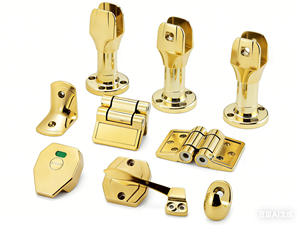 Accessoires de verrouillage modernes en alliage de zinc de haute qualité <span class=keywords><strong>pour</strong></span> cloisons de salle de bain, douches et toilettes - Product Image 1