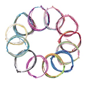 Fashion <b>String</b> <b>Bracelets</b> Multi Color Waxed Thread Hand Woven Friendship <b>Bracelet</b> Set Gift Occasion Jewelry Yiwu Origin - Product Image 5