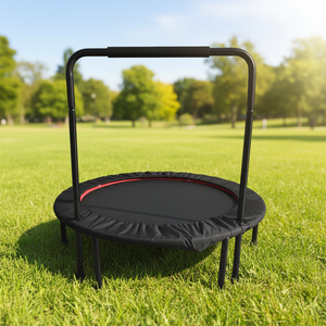 Trampolín Plegable <span class=keywords><strong>de</strong></span> 40'' en Oferta, con Tapete <span class=keywords><strong>de</strong></span> PP <span class=keywords><strong>de</strong></span> Alta Calidad y Barandilla, para Niños y Adultos, Ejercicio, Diversión, Interior y Exterior - Product Image 6