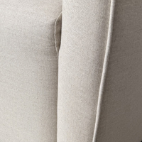 Fauteuil pivotant moderne entièrement rembourré à dossier incurvé - Fauteuil d'appoint pour chambre à coucher, appartement, extérieur et parc