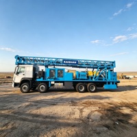Équipement de forage industriel pour eaux souterraines, machine de forage à entraînement supérieur 600-900m CE ISO9001 montée sur camion MTD-900C
