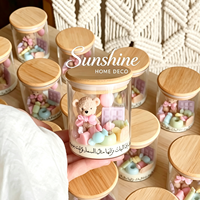 Bougie parfumée personnalisée, taille mignonne, thème ours, bougie colorée, parfum intense, bougies d'aromathérapie pour cadeau de baby shower ou d'anniversaire