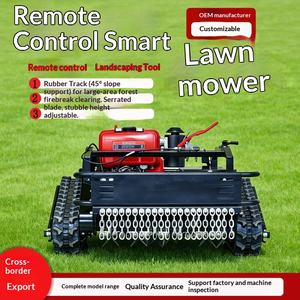 Machine à désherber automatique à chenilles télécommandée pour les bords de rivière, les forêts et les montagnes, tondeuse à gazon avec moteur Changchai 188 - Product Image 1