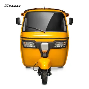KAMAX 새로운 디자인 가솔린 성인 여객 동력 삼륜차 성인 3 휠러 툭툭 가솔린 세발 자전거 좌석