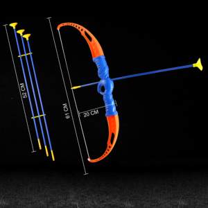 Mini Ballesta de Juguete para Niños, Juego de Tiro con Arco y Flechas de Papel, Arco Compuesto de Juguete - Product Image 4