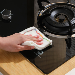 منشفة مطبخ نظيفة قابلة لإعادة الاستخدام بدون رائحة ، مناشف فسكوز للاستعمال مرة واحدة ، ماصة للماء للغاية ، قماش خرقة لأطباق الخيزران - Product Image 3