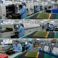 Fabrication de circuits imprimés Rogers HDI sur mesure avec blindage RF/EMI, finition de surface ENIG, épaisseur de cuivre de 35 µm - Services d'assemblage SMT