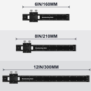 مسطرة T دقيقة للجيب-أداة قياس احترافية لأعمال النجارة لصنع الخزانات والأثاث - Product Image 5