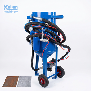 Sablageur à roues économique de type pression <span class=keywords><strong>pour</strong></span> l'élimination de la rouille sur les tôles et les poutres en H avant la pose de revêtement - Product Image 2