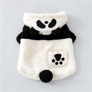 Bán Buôn Vật Nuôi Áo Mềm Dày Ấm Đội Mũ Trùm Mũ Trùm Dễ Thương Gấu Trúc Hai Chân Trung Bình Lớn Con Chó Quần Áo Mùa Đông - Product Image 6
