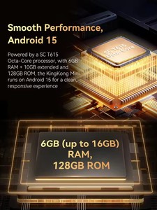 CUBOT Tab Kingkong Mini Rugged <b>Tablet</b> Unisoc T615 <b>4G</b> 8.68-inch 90Hz 6GB+128GB Camping Light 10200mAh Battery 33W Android 15 - Product Image 6