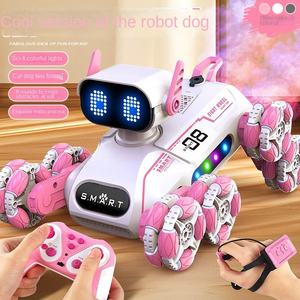 <span class=keywords><strong>Robot</strong></span> électrique cascadeur intelligent à 8 roues, <span class=keywords><strong>jouet</strong></span> pour <span class=keywords><strong>chien</strong></span>, concept de déformation pour enfants, adultes, <span class=keywords><strong>chien</strong></span> mécanique intelligent à distance - Product Image 3
