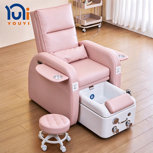 Fauteuil de pédicure OEM inclinable en cuir PU <span class=keywords><strong>avec</strong></span> bassin pour les pieds, couleur personnalisée, <span class=keywords><strong>mobilier</strong></span> de salon de manucure et <span class=keywords><strong>spa</strong></span> - Product Image 4